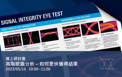 高階眼圖分析 – 如何更快獲得結果