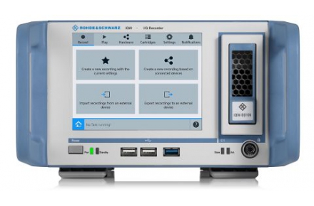 R&S®IQW Wideband I/Q Data Recorder